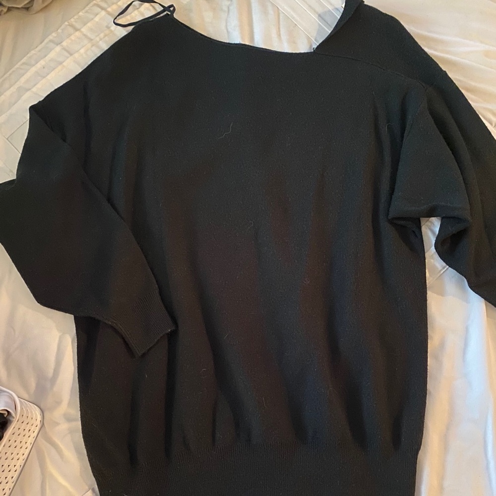 Dark green sweater